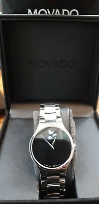 *****REDUCED*****Movado Gents Mens Serio Stainless Steel Bracelet Watch 0606382  • $462.43