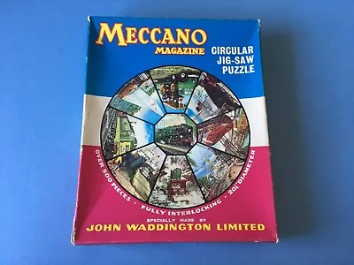 Meccano Magazine - Circular Jigsaw Waddingtons - 500 Pieces Jigsaw Unchecked • £12