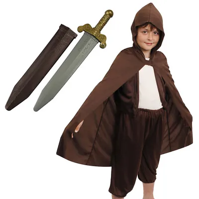 Boys Hobbit Costume World Book Day Fancy Dress Outfit Kids Mythical Character • £24.99