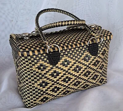 Mexican Artisan Handwoven Plastic Handbag  • $32