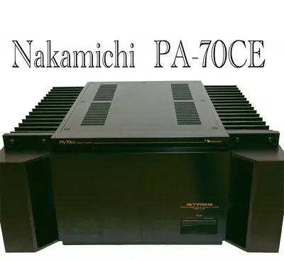 Nakamichi PA-70CE High Power Stereo Power Amplifier Operation Confirmed USED • $2999