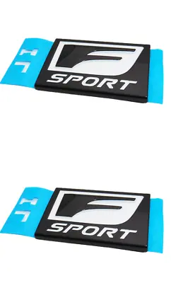 For Lexus F-Sport Car Side Fender Sticker Emblem Badge Letters Gloss Black 2pcs • $74.99