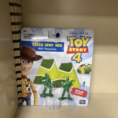 $8 • Buy Disney Pixar Toy Story 4 Movie Green Army Men With Working Parachutes