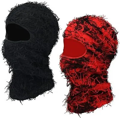 Balaclava Ski Mask Winter Warmer Fuzzy Ski Mask For Men Women Full Face Knitted • $9.98