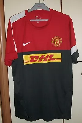 Manchester United Training Football Shirt Soccer Jersey Nike Size XL • $26