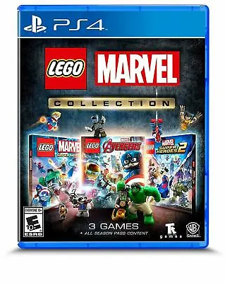 $49 • Buy LEGO Marvel Collection (SuperHeroes 1& 2 + Avengers) PS4 Playstation 4 Brand New