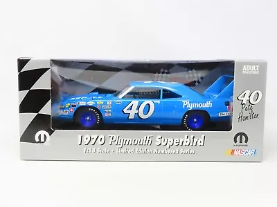 1:18 Scale Ertl RC2 #29452P 1970 Plymouth Superbird NASCAR #40 Pete Hamilton  • $149.95