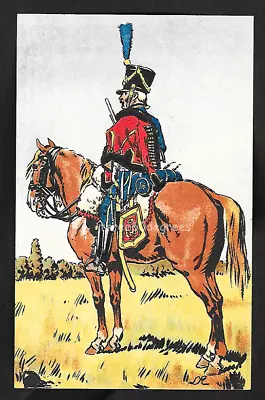 Vintage French Artist Postcard: Napoleon Army. Hussard En Vedette 1807 • £6.50