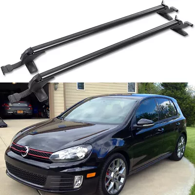 $125.99 • Buy For VW Golf MK6 MK7 GTI Car Top Roof Rack Cross Bar Cargo Carrier 43.3  Aluminum
