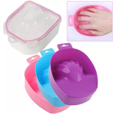 Nail Spa Acetone Soak Off Warm Water Bowl Nail Soak Manicure Treatng - • £4.56