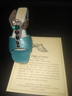 $20 • Buy RARE SIGNED RAINE 01 Just The Right Shoe Raine Flight Of Fancy