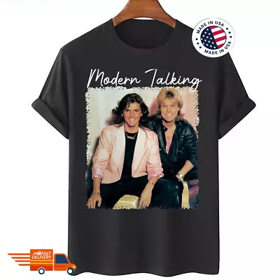 Retro Back For Good Modern Talking Short Sleeve Shirt Black Unisex S-4XL DC1256 • $8.82