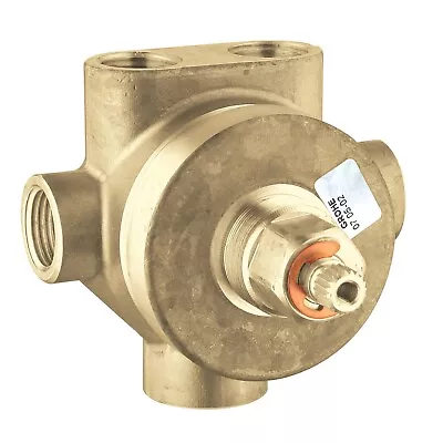 GROHE 29714000 3 Way Diverter Roughin 5 Port Valve T01 • $149.99