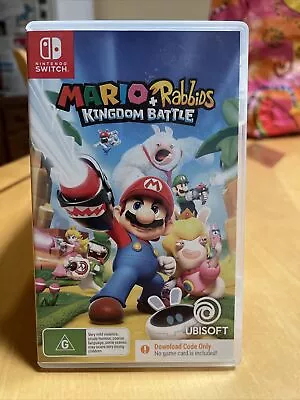 Mario + Rabbids Kingdom Battle Nintendo Switch PAL SEALED - Case Only • $5