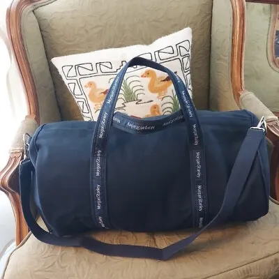 Morgan Stanley Bank Bag Scarborough & Tweed 20  Navy Blue Banker Gym Duffle USA • $79.99