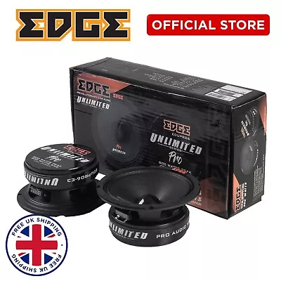 £99.99 • Buy Edge 6.5  Pro Speaker 800 Watts Max Unlimited Series Car Audio Bass 400 Watt Rms