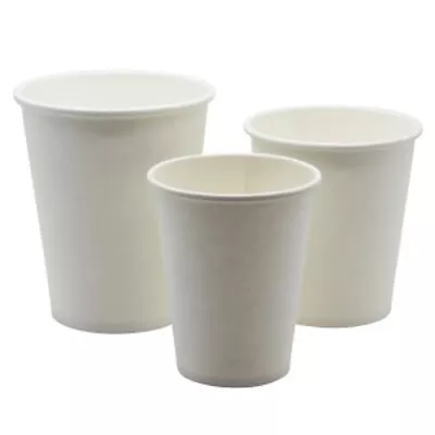 Disposable Recyclable Paper Cups Eco-Friendly Great For Tea Coffee NO LIDS • £13.95