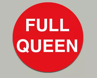 LABEL FULL QUEEN 8.2 MHz RF DEACTIVATABLE 2  (50 MM) 1000 PER ROLL • $30