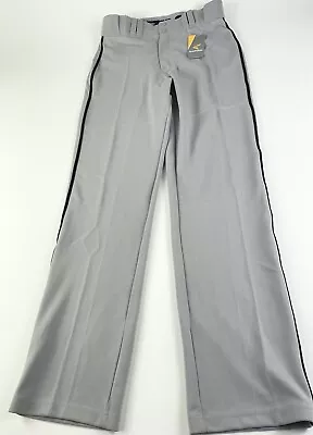 Easton Rival 2 Men's Baseball Pants Size Large Gray Black • $17.95