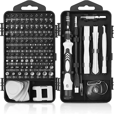 117 In 1 Magnetic Precision Screwdriver Set Computer Pc Phone Repair Tool Kit UK • £11.99