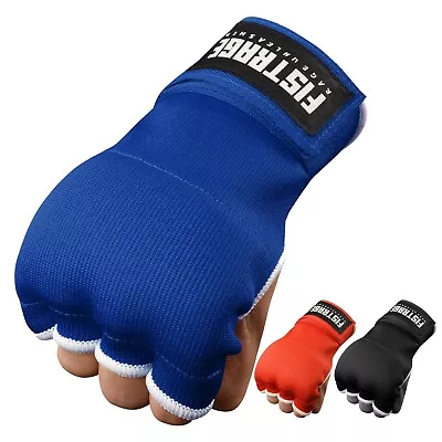 FISTRAGE Boxing Gloves Wraps Muay Thai Training Sparring Punching Bag Gel Mitt • $9.89