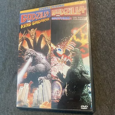Godzilla Vs. Mothra/Godzilla Vs. King Ghidora (DVD 1998 Closed Caption) • $54.99