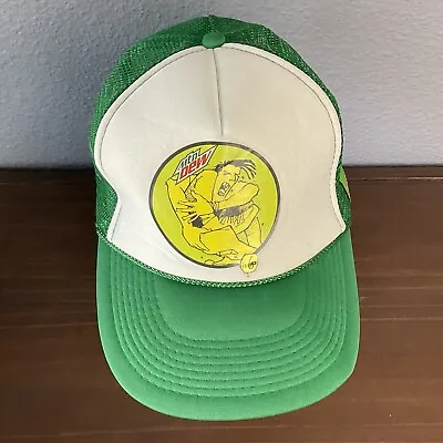 MOUNTAIN DEW Snapback Mesh Trucker Cap Hat Skateboarder NWOT GREEN • $18