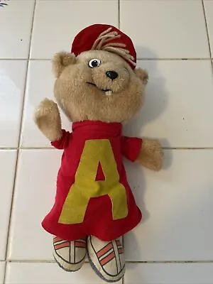 Vintage Alvin And The Chipmunks Plush Doll 10” 80’s Bagdasarian CBS Toys • $10.07