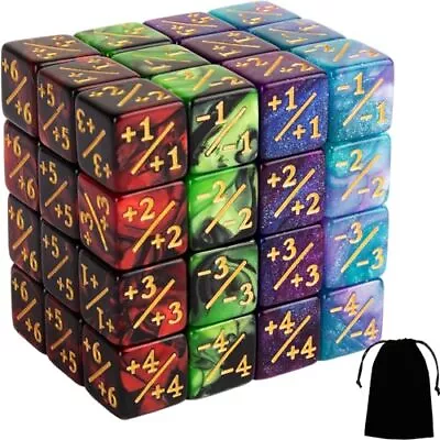 48 PCS Magic The Gathering MTG Counter Dice Marble Bulk Life Counters Tokens ... • $21.27