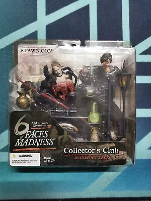 RARE McFarlane ACCESSORY PACK 6 Faces Of Madness COLLECTOR CLUB Exclusive NEW • $60