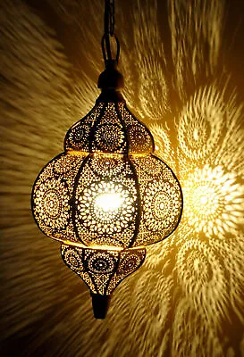 £72.56 • Buy Moroccan Lamps Pendant Metal Ceiling Light Hanging Lantern Home Decor Lamp
