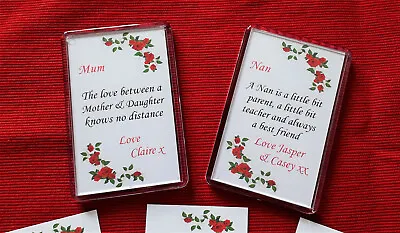 Mum Dad Nan Mother Daughter Fridge Magnet - Christmas Birthday Thank You Gift • £2.45