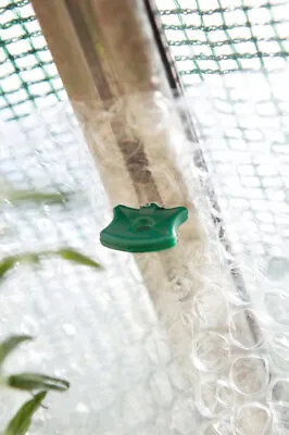 £4.12 • Buy Alliplugs Greenhouse Insulation Clips Original Plastic Pack Of 50 Green Clips 