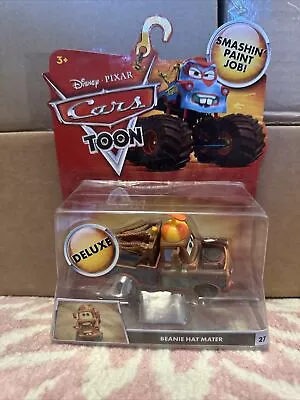 NEW Disney Pixar Cars Toon BEANIE HAT MATER #27   Monster Truck Mater  Deluxe • $49.99