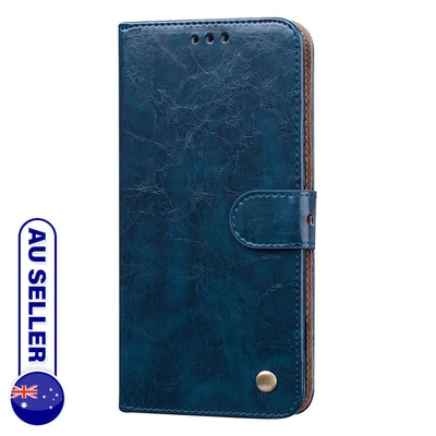 $10.91 • Buy For Samsung S10 S8 Note 10 9 Plus Leather ID Credit Holder Folio Flip Case Cover