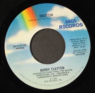 MERRY CLAYTON: Emotion / Same MCA 7  Single 45 RPM • $12