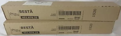 Lot Of 2 Ikea Besta Drawer Runner Soft Closing Rail Slides 2 Pack New Old Stock • £28.45