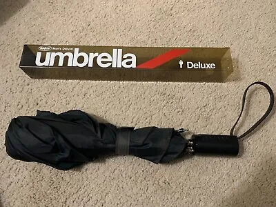 Deluxe Mans Automatic Umbrella Black • $13.99