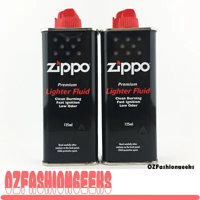 ZIPPO Premium Lighter Fluid 4oz  (125 Ml) 2 Bottle 98200 PI 100% Authentic • $20.98