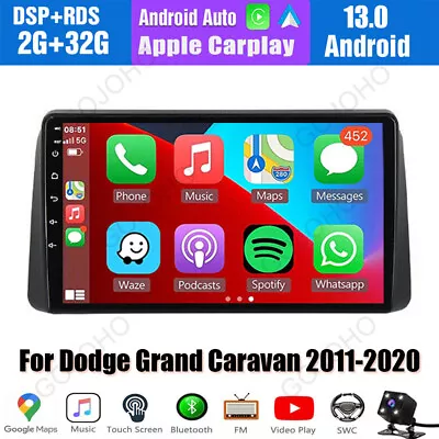 For 2011-2020 Dodge Grand Caravan Android 13 Carplay Car Stereo Radio Gps Navi • $125.99