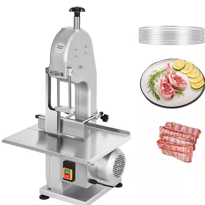 Commercial Electric Bone Saw Machine Frozen Meat Cutting Machine W/ 6 Saw Blades • $107.49