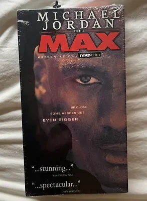 Michael Jordan To The Max Very Rare Screening Copy New VHS Chicago Bulls Sealed • $30.49