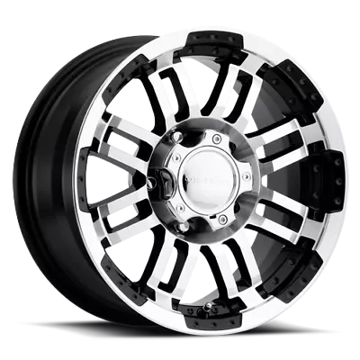 1 New 17x8.5 Vision 375 Warrior Gloss Black Machined Face 5x135 ET18 Wheel Rim • $157.42