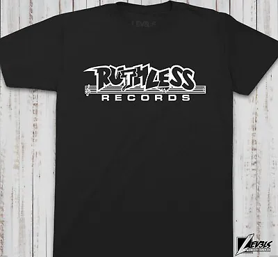 Ruthless Records Logo T Shirt 80's 90's Classic Hip Hop Eazy E Dr Dre Nwa • $12.79