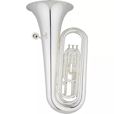 Eastman EBB231 Student Series 3-Valve 3/4 BBb Tuba Silver Yellow Brass Bell • $5230.40