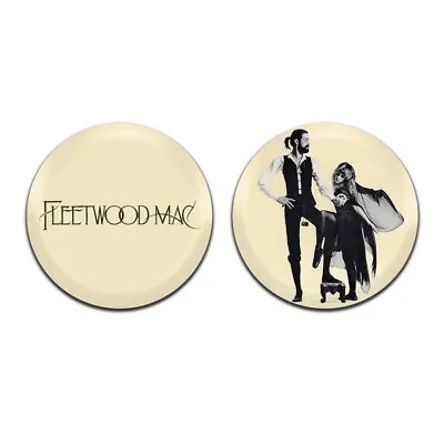 2x Fleetwood Mac Rock Pop Band 70's 25mm / 1 Inch D Pin Button Badges • £1.89