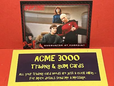 Star Trek TNG Archives & Inscriptions ENCOUNTER AT FARPOINT - Insert Card E30 • $6.32