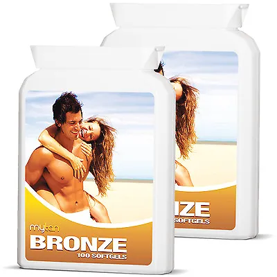 2x MyTan Bronze Sunless Tanning Pills Safe Healthy Sun Tan Worldwide Bestseller • $59.95