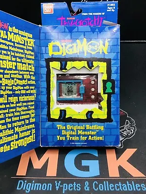 Digimon Tamagotchi ￼Version ￼4 Boxed Digital Monster V-pet 1997 Jap Ver.4 Red V4 • $245