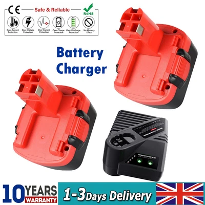 £17.89 • Buy 1-2X For Bosch 14.4V Battery 4000mAH BAT140 BAT038 BAT040 PSR1440 Ni-MH /Charger